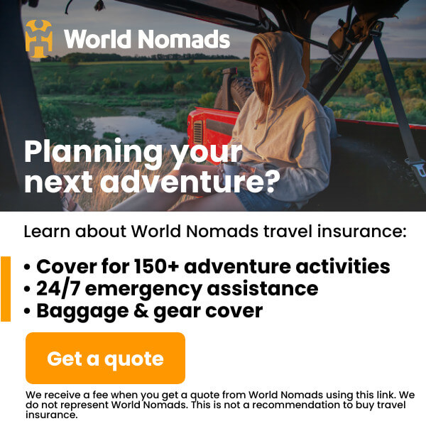 Get a Quote by World Nomads Travel Insurance