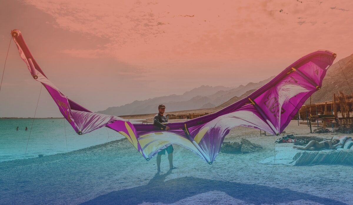 Kitesurfing in Albania
