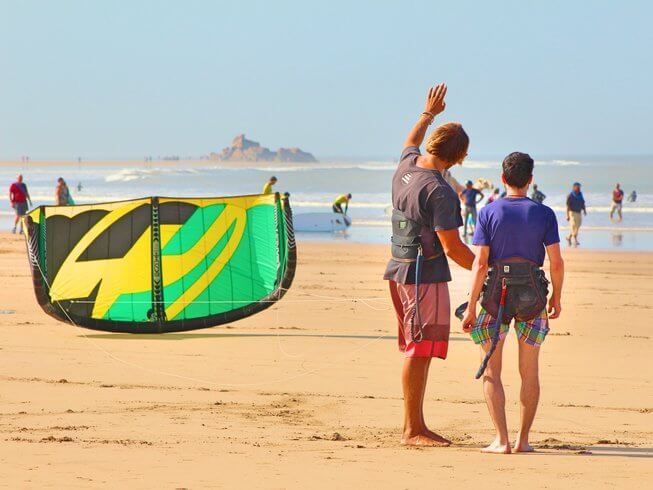 Kitesurfing in Laayoune Plage - El Marsa, El Marsa, Western Sahara - Kite  Jungle