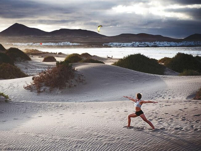 Kitesurfing and Yoga Holiday in Lanzarote, Canary Islands