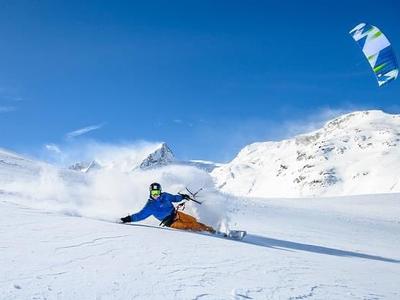 Snowkite course in Engadin (Silvaplana or Bernina), Switzerland