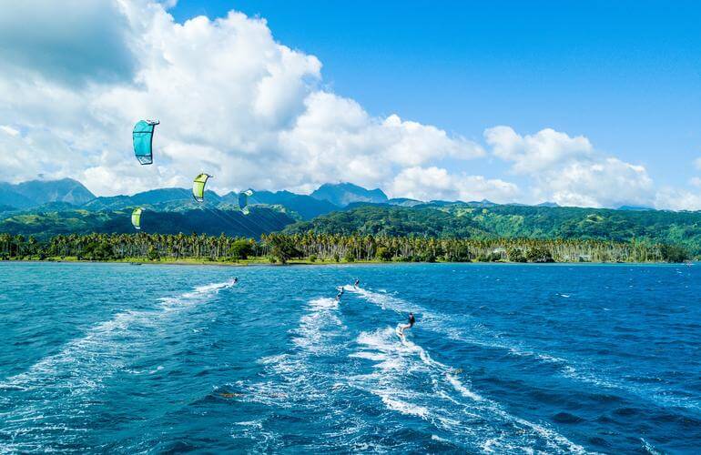 Scenic Downwind Trip in Tahiti