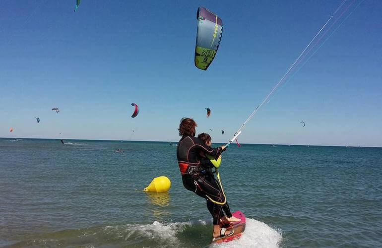 Tandem Kitesurfing Session in Cayenne, French Guiana