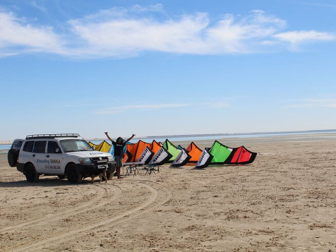 Kitesurfing in Laayoune Plage - El Marsa, El Marsa, Western Sahara - Kite  Jungle