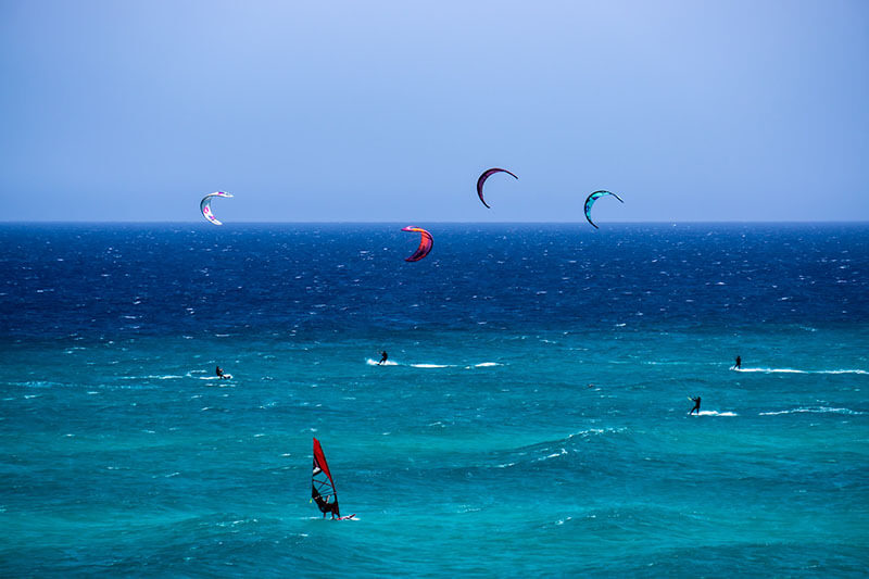 Kitesurfing in Summer - Spain
