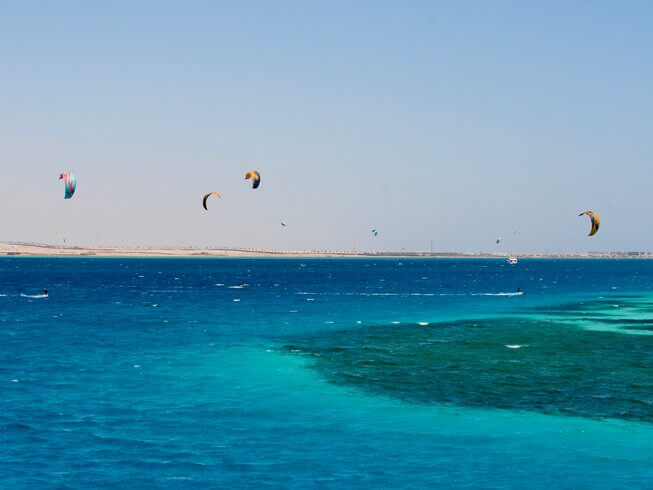 4 Day Kite Beginner Camp, Mini Safari in Soma Bay, Egypt