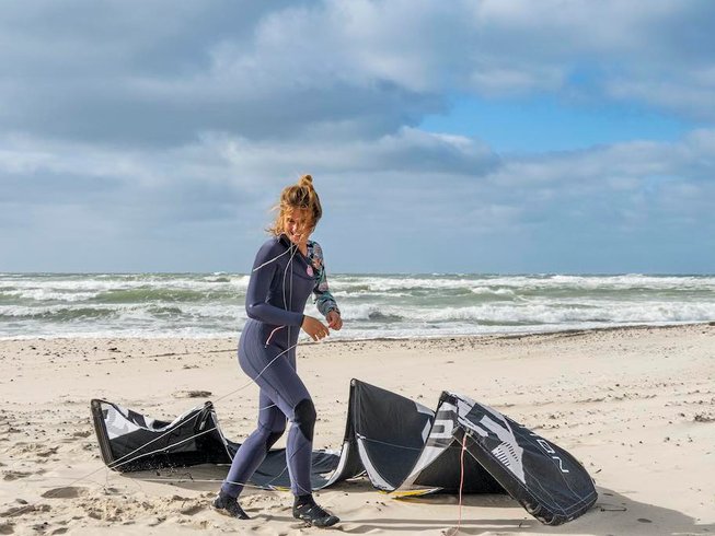 8 Tage Kitesurf und Yoga Camp für Fortgeschrittene am Ringkobing Fjord
