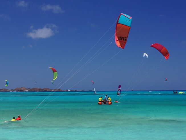 Beginner’s Kitesurfing in Corralejo, Fuerteventura, Spain