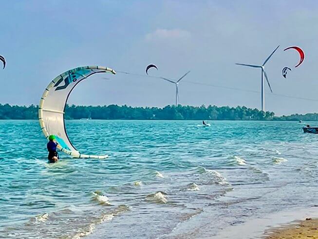 Kitesurfing, Meditation, and Yoga Holiday in Kalpitiya, Sri Lanka