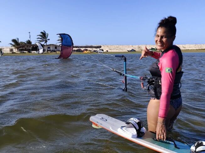 Beginner to Independent Kitesurf in Lagoinha, Brazil