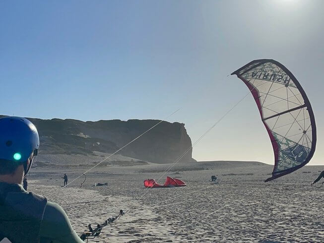 3 Day Beginner Full Kitesurf Course in Óbidos Lagoon, Portugal