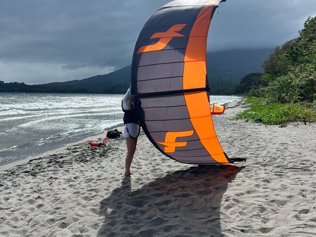 Barefoot Luxury Kitesurfing Camp on Volcanic Island of Ometepe, Nicaragua