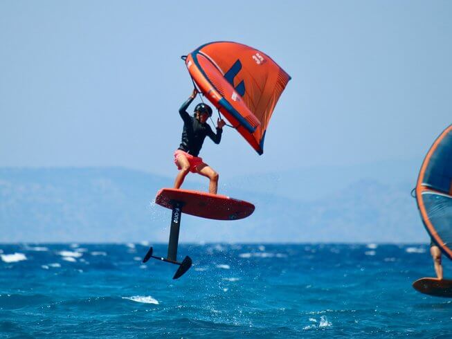 Wing Foil for Beginners to Pros in Rhodes, Greece