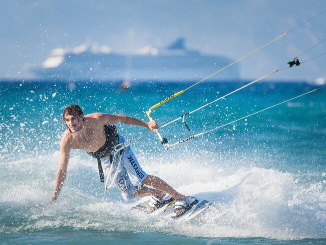 Beginner Kitesurfing in Rhodes, Greece
