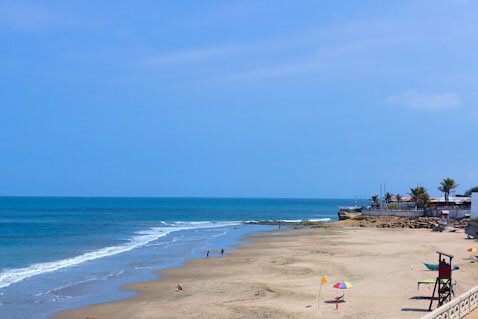 Beach in Ecuador