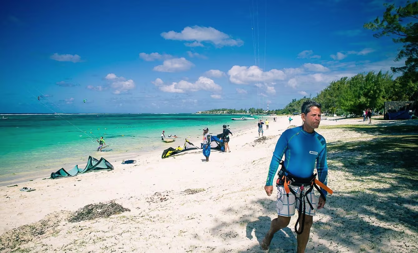 Private Kitesurf Lesson from Anse la Raie Beach at Cap Malheureux, Mauritius
