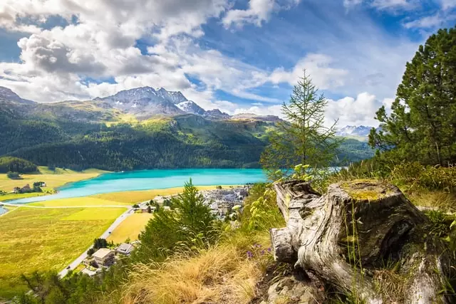 Silvaplana lake